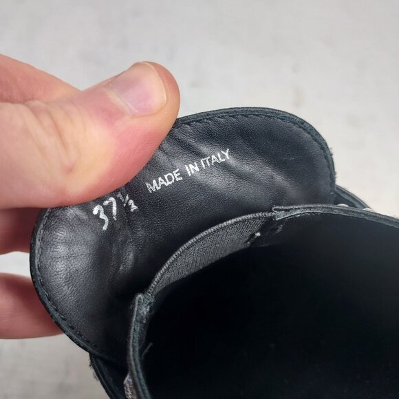 PRADA Rhinestone Embellished Black Loafer - Picture 4 of 12